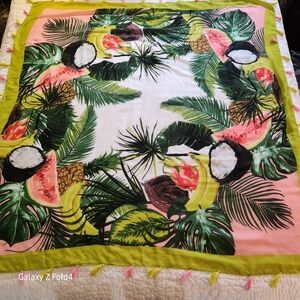 Vince Camuto  Pink and Yellow Scarf